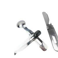 Ensemble de couverts portables DaS en acier inoxydable, 3 pièces, fourchette, couteau, cuillère, pour le camping en plein air et les voyages