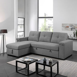 Sofá Cama Seccional Esquinero Convertible de 3 Plazas con Botonaduras y Almacenamiento Oculto al por Mayor - Product Image 3
