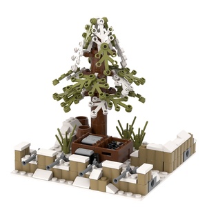 WW2 Bunker militare del campo di battaglia di Snowfield l'esercito in prima linea fornisce blocchi di costruzione Set Juguetes Para Los Ninos - Product Image 1