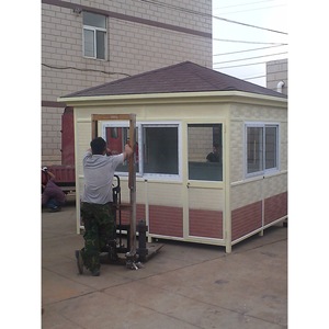 Poste de Garde en Acier Personnalisé avec Panneaux Sandwich, Design Moderne, Solution Complète pour Garde-Maison du Yunnan, Installation sur Site - Product Image 1