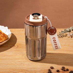 450ml 304 Stainless Steel Temperature Display Smart <b>Insulated</b> Coffee Mug Modern Boiling Water Safe Business Gift Office <b>Cup</b> 6-12 - Product Image 6