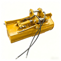 Fabricant de godets de mini-excavatrice PC55 à angle d'inclinaison personnalisé, avec motif de boulons de bord, directement de l'usine