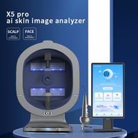 Analyseur professionnel de peau et de cuir chevelu AI X5 Pro, analyse du cuir chevelu et de la peau avec sonde microscopique pour usage en salon
