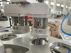 YB-FBJ1自動スクイーズカリッポチューブ充填シール機、ソルベ紙管アイスクリームカップ包装、ホイル蓋シール付き - Product Image 5