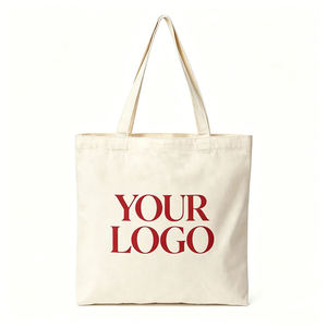 Bolsas de Tela de Algodón Reciclado Directo de Fábrica, Bolsas de Compras con Cremallera y Logotipo Impreso Personalizado, Bolsas de Viaje de Gran Capacidad para Mamá - Product Image 1