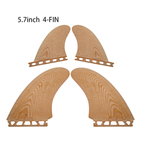 Twin Keel Fin Venta al por mayor Honeycomb 4PCs Fibra de vidrio Surfboard Fin Single Double Tab Water Sports Fin - Product Image 3