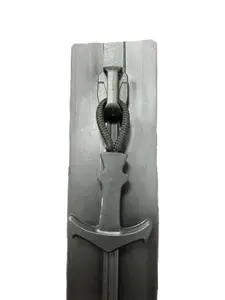 DYQM 8 # TPU防水シールジッパーカスタマイズ可能なジッパーアウトドア用品溶接可能な歯なしジッパー
