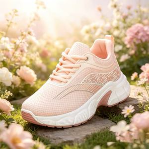 <span class=keywords><strong>Zapatillas</strong></span> Deportivas de Primavera para <span class=keywords><strong>Mujer</strong></span>, Ligeras, Antideslizantes, Transpirables, con Cordones de Malla, en Existencia, Entrega Rápida - Product Image 1