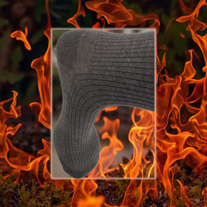 Chaussettes <span class=keywords><strong>de</strong></span> sécurité industrielles résistantes au <span class=keywords><strong>feu</strong></span> Protection thermique Vêtements <span class=keywords><strong>de</strong></span> travail pour environnements dangereux - Product Image 1
