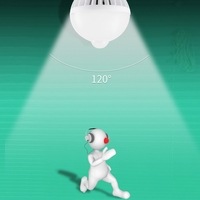 CANMEIJIA E27 7W 9W PIR Sensor de movimiento Bombillas inteligentes para el hogar Cocina Hotel Empresa Escalera Paso/Luz LED inteligente/Bombilla inteligente