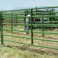 Paneles de Corral Metálicos Resistentes para Animales, Ganado, Cabras, Ovejas, Caballos, Paneles de Cerca Galvanizados para Ganado