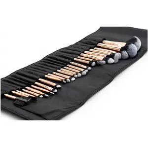 Customized Multifunctional Rose Gold Plastic Natural 10 Pcs High End Cosmetic Sets Professional Goat Hair Makeup Brush Set