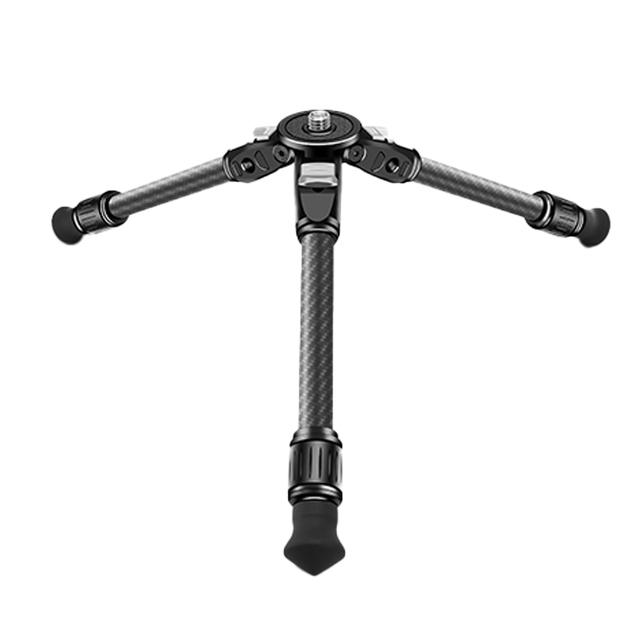 Lightweight Carbon Fiber Travel Tripod for Outdoor Sports Action Cameras Smartphone Compact Stand Support for DSLR SLR Camcorder