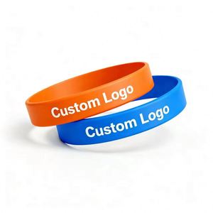 Custom Logo Debossed Silicone Wristband Ink-Filled Rubber <b>Bracelet</b> for Party and Event Usage - Product Image 4