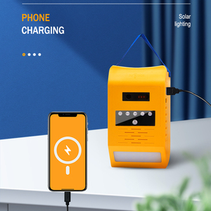 Min Off Grid House Hệ Thống Chiếu Sáng Sạc Năng Lượng Mặt Trời Với Hộp Pin Lithium Đài FM Trong Nhà - Product Image 2