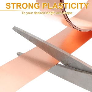 QUARKZMAN 2 Rolls Red <b>Copper</b> <b>Sheets</b> 1000 X 10 X 0.5 mm 99.9% Pure Non-Alloy Crafts Electricity DIY Project China - Product Image 4