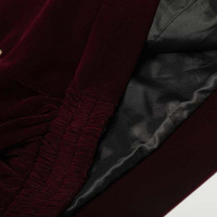 Blazer de style américain avec col rabattu, orné de perles et de rivets. Nouvelle veste ample tendance de marque.