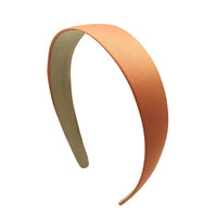 Eastvita-bandeau en Satin de couleur unie pour femmes, accessoire de cheveux de 3CM de large, lot de 50 serre-têtes et contours