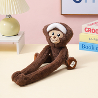 Sac à dos en peluche gorille de dessin animé, jouet en peluche singe mignon, t-shirts et sweat-shirts personnalisés avec logo, cadeaux promotionnels pour événements d'entreprise, vente en gros