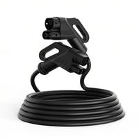 Câble d'extension pour véhicule électrique de type 2, 7 m, mâle vers femelle, 32 A, 7 kW, pour BMW, VW, Tesla Model Y, charge à domicile et publique