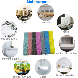 Đầy màu sắc scrubbing Silicone <span class=keywords><strong>Sponge</strong></span> cao phục hồi bền silica gel Lọc <span class=keywords><strong>Sponge</strong></span> Silicone món ăn miếng bọt biển - Product Image 4