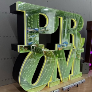 Huruf LED Marquee 3D Infinity Layer 4FT Warna-Warni dengan Tepi Cermin, Latar Belakang <span class=keywords><strong>Prom</strong></span>, Huruf Besar Bercahaya untuk Dekorasi Pesta dan Acara - Product Image 5