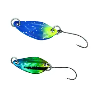 Twisted Metal Trout Fishing Spoon Lures Jigging Baits 2.8g 4g