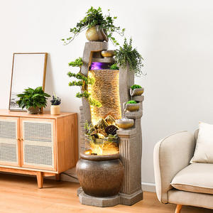 Decoración Minimalista Retro para Piso, <span class=keywords><strong>Fuente</strong></span> <span class=keywords><strong>de</strong></span> Agua Hecha a Mano, Decoración <span class=keywords><strong>de</strong></span> Feng Shui para Sala <span class=keywords><strong>de</strong></span> Estar, Vestíbulo <span class=keywords><strong>de</strong></span> Hotel, Tienda, Adorno Interior para Piso - Product Image 3