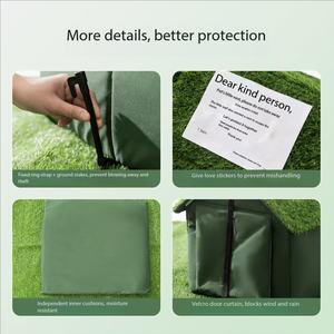 Caseta <span class=keywords><strong>para</strong></span> Gatos Callejeros, Impermeable, <span class=keywords><strong>de</strong></span> Tela Oxford, Refugio Seguro <span class=keywords><strong>para</strong></span> Gatos y Perros - Product Image 4