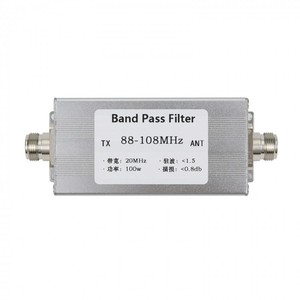 Chống Nhiễu Cao Nhận Được Độ Nhạy 100W Ban Nhạc Vượt Qua Bộ Lọc BPF 88-108MHz Bộ Lọc Bandpass - Product Image 1