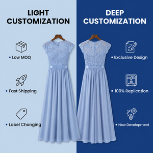 Vestido <span class=keywords><strong>de</strong></span> Dama <span class=keywords><strong>de</strong></span> Honor Moderno para Boda Civil en la Playa, Largo hasta el Suelo, Transpirable, con Patrón <span class=keywords><strong>de</strong></span> Cristal Natural, <span class=keywords><strong>de</strong></span> Algodón, sin Espalda - Product Image 1