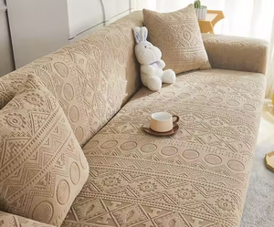 Funda <span class=keywords><strong>de</strong></span> Sofá Jacquard con Diseño <span class=keywords><strong>de</strong></span> Espiga, Antiarañazos, 100% Poliéster, Patrón Geométrico Bohemio, Funda Universal <span class=keywords><strong>para</strong></span> Sillón - Product Image 1