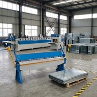 Machine de pliage manuelle de pliage de main de dossier en métal lourd pour la plaque de feuille de l'épaisseur 1500mm de 2mm