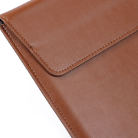 Étui pour ordinateur portable multifonctionnel en cuir PU de 13 pouces, style enveloppe pliable, sac pour tablette iPad, housse pour Macbook pour étudiants