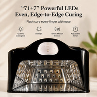 Nouvelle Lampe à Ongles Double Zone à Détection Infrarouge avec Minuteur LCD, Séchoir Intelligent pour Manucure, Lampes LED UV pour Tous les Gels et Vernis