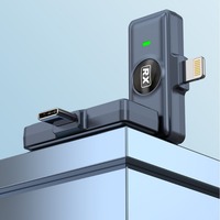 Grenzüberschreitendes neues Q8 Wireless Lightning Ansteckmikrofon im Button-Design für Outdoor-Livestreaming und Handy-Fotografie