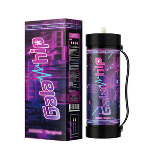 Bouteille de gaz CO2/N2 pour crème fouettée, en acier au carbone, outils à dessert, réservoir de gaz, stock entrepôt GalaWhip USA - Product Image 2