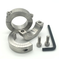 Colliers de serrage métalliques personnalisés en acier inoxydable plaqué zinc de 10 mm et 22 mm pour embouts de perçage, avec butée de profondeur pour queue de perceuse et pour cannelures