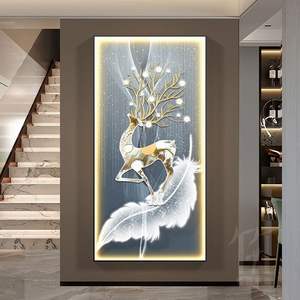 Lienzo abstracto grande moderno, <span class=keywords><strong>sombra</strong></span> de luz espacial, póster de lujo, impresiones, pintura de porcelana, arte de pared, decoración del hogar de lujo - Product Image 6