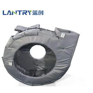 LANCHUANG Giacca Isolante Termica Personalizzata Riutilizzabile Rimovibile in Materiale Composito per Silenziatore/Tubo Antivento/Turbo Isolamento Valvole - Product Image 3