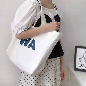 Fashion Customized Eco Friendly Reusable Cotton Canvas Shopping Tote Bags <strong>Bolsa</strong> with Custom Printing logo - Product Image 5