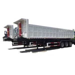 Heavy duty hydraulic cylinder 12 tires 50 Ton tractor truck trailer dump semi trailer