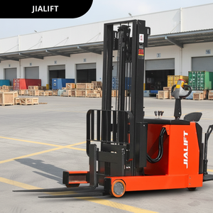 รถยกไฟฟ้า Jialift Q1516D แบบยกหน้า พร้อมตัวควบคุม  ความยาวงา 1100 มม. เสาไฮดรอลิก แบตเตอรี่ 12v100ah ประหยัดพลังงาน สำหรับยกพาเลท - Product Image 2