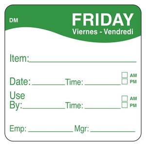 Food Storage <b>Label</b> Water Soluble Rectangle Paper <b>Kitchen</b> Use Freshness Preservation Waterproof - Product Image 4