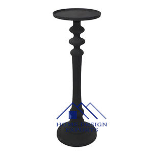 Grand bougeoir pour centre de Table, décoration de la maison, chandelier Antique noir, stand à vendre - Product Image 6