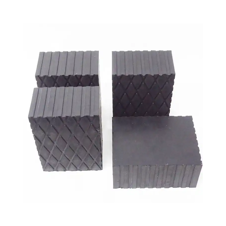 Custom Moulded Industrial Solid Rubber Block Anti Vibration Rubber ...