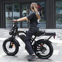 VOMO X80Pro E-Bike 48V 250Watt Entrega E Bike Suspensión completa Fat Tire Dirt Ebike para la venta Adultos Bicicleta eléctrica de carretera larga