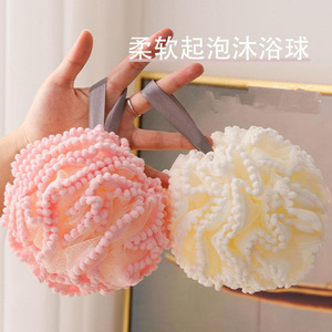 ฟองน้ำอาบน้ำขนาดใหญ่แบบนุ่มสำหรับขัดผิวพร้อมสายรัด - Product Image 1