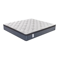 Matelas moderne Queen King en latex double taille avec ressort ensaché indépendant pliable pour chambre à coucher et hôtel vente en gros