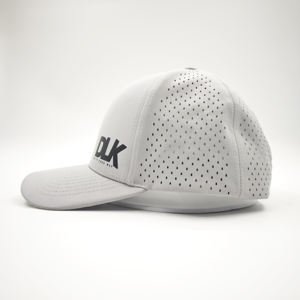 หมวกแก๊ปปักโลโก้ยางแบบกำหนดเองสำหรับผู้ชาย ทรงแบน 6 แผง เจาะรูด้วยเลเซอร์ กันน้ำ หมวกเบสบอล หมวกพิมพ์ลาย หมวกทรงแด๊ด - Product Image 4